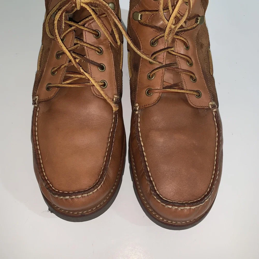 Polo Salisbury Boots Mens Size 13D Brown Leather Chukka Ankle Casual